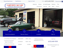 Tablet Screenshot of lakeviewcarcare.com